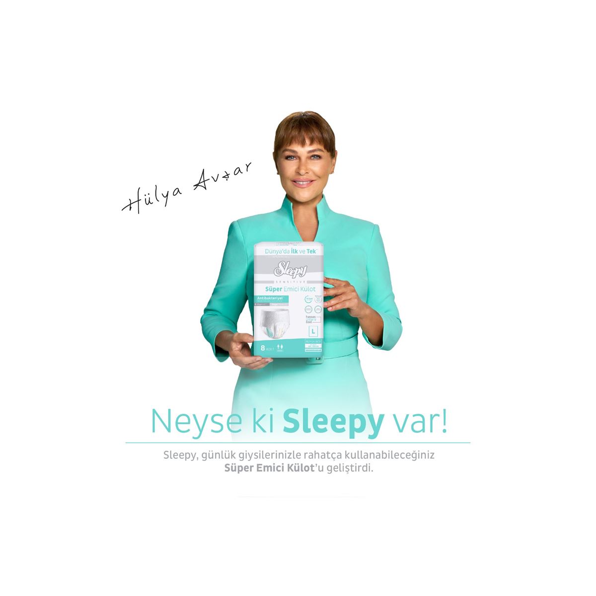 Sleepy Sensitive Antibakteriyel Emici Külot Small 30x2 60 Adet