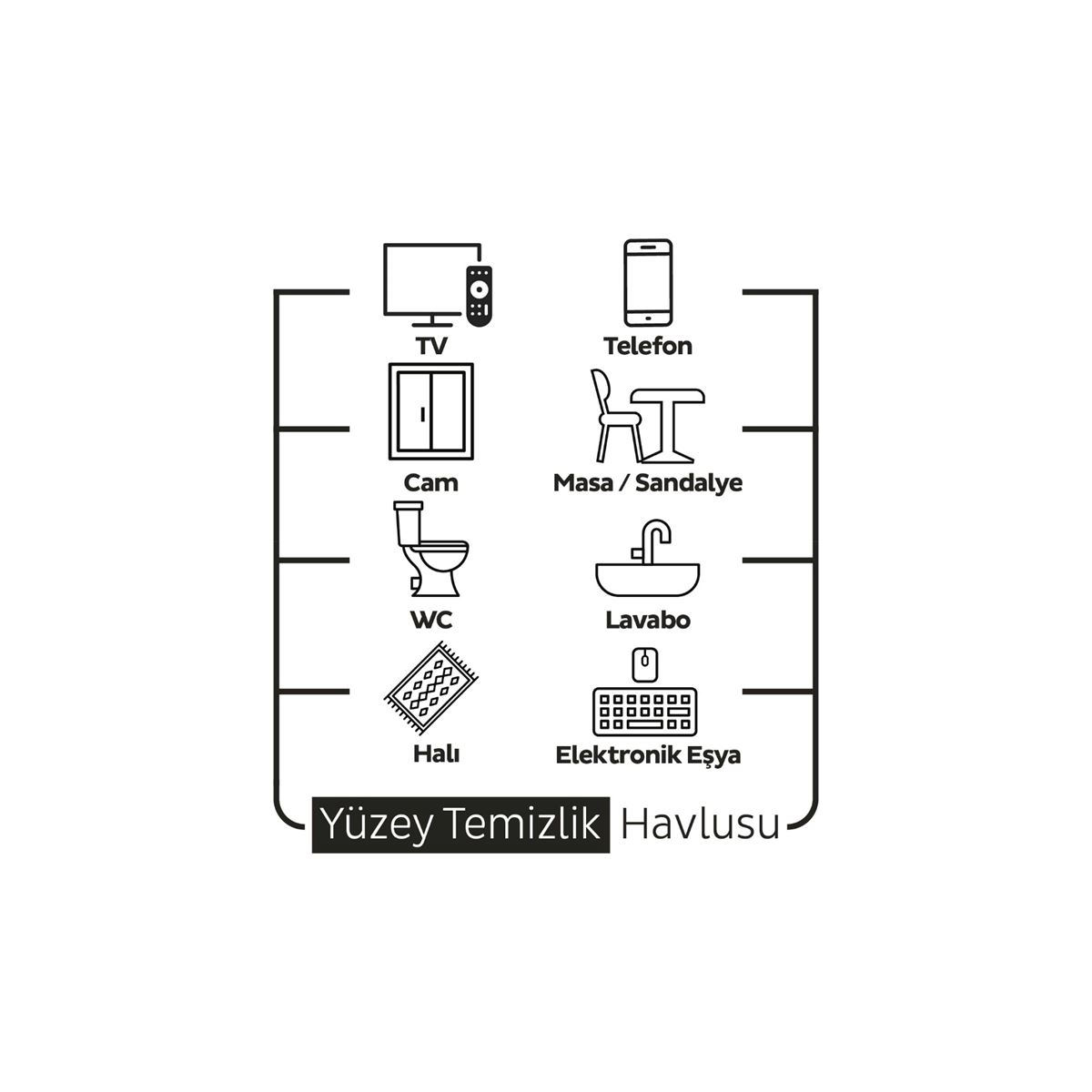 Sleepy Easy Clean SüperStar Yüzey Temizlik Havlusu Mendili Begonvil 3x100 (300 Yaprak)