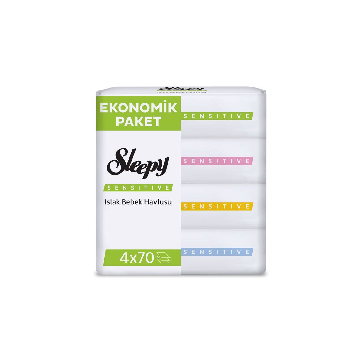 Sleepy Sensitive Islak Bebek Havlusu 4x70 (280 Yaprak)