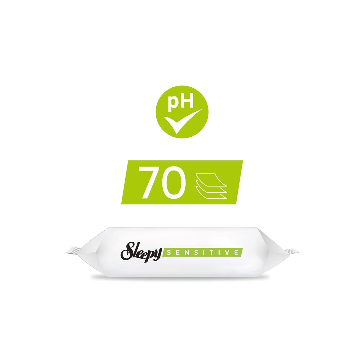 Sleepy Sensitive Islak Bebek Havlusu 8x70 (560 Yaprak)