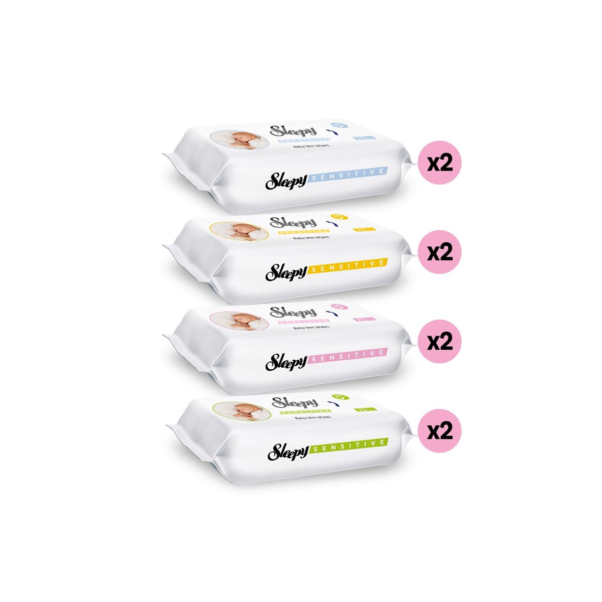 Sleepy Sensitive Islak Bebek Havlusu 8x70 (560 Yaprak)