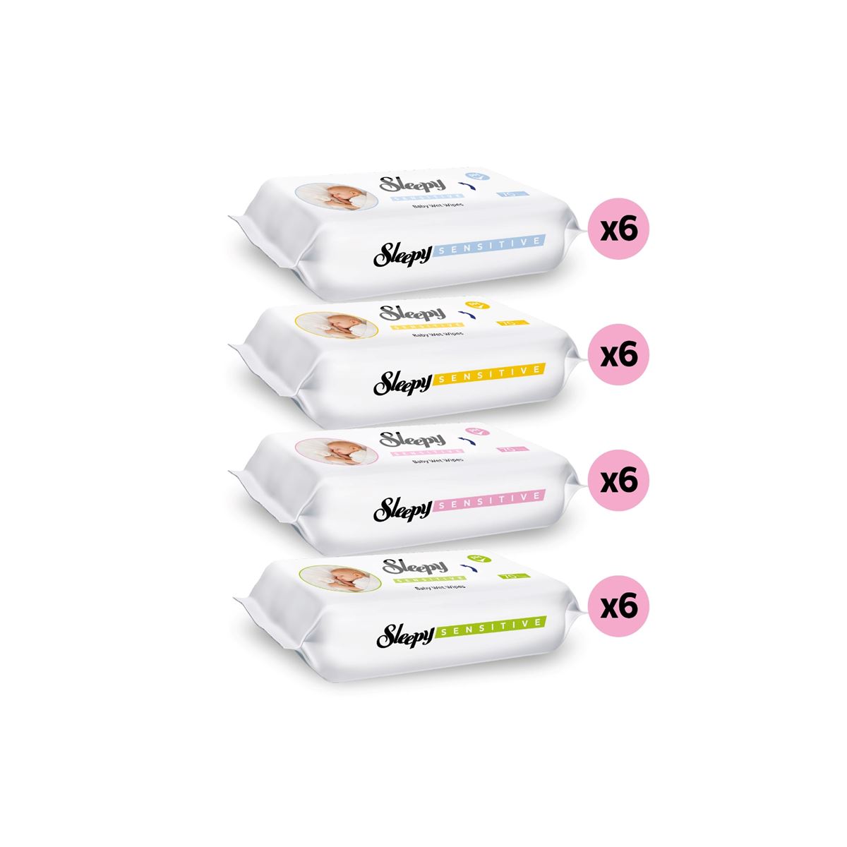 Sleepy Sensitive Islak Bebek Havlusu 24x70 (1680 Yaprak)