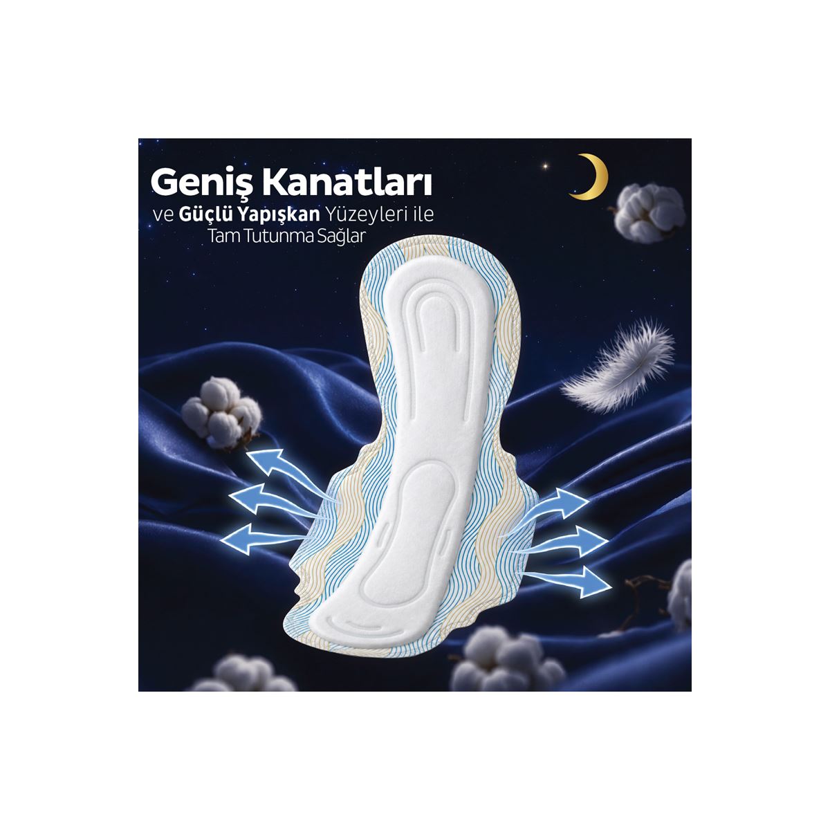 Sleepy Bioped Hijyenik Ped 3'lü Süper Paket Gece Ekstra 42 Adet