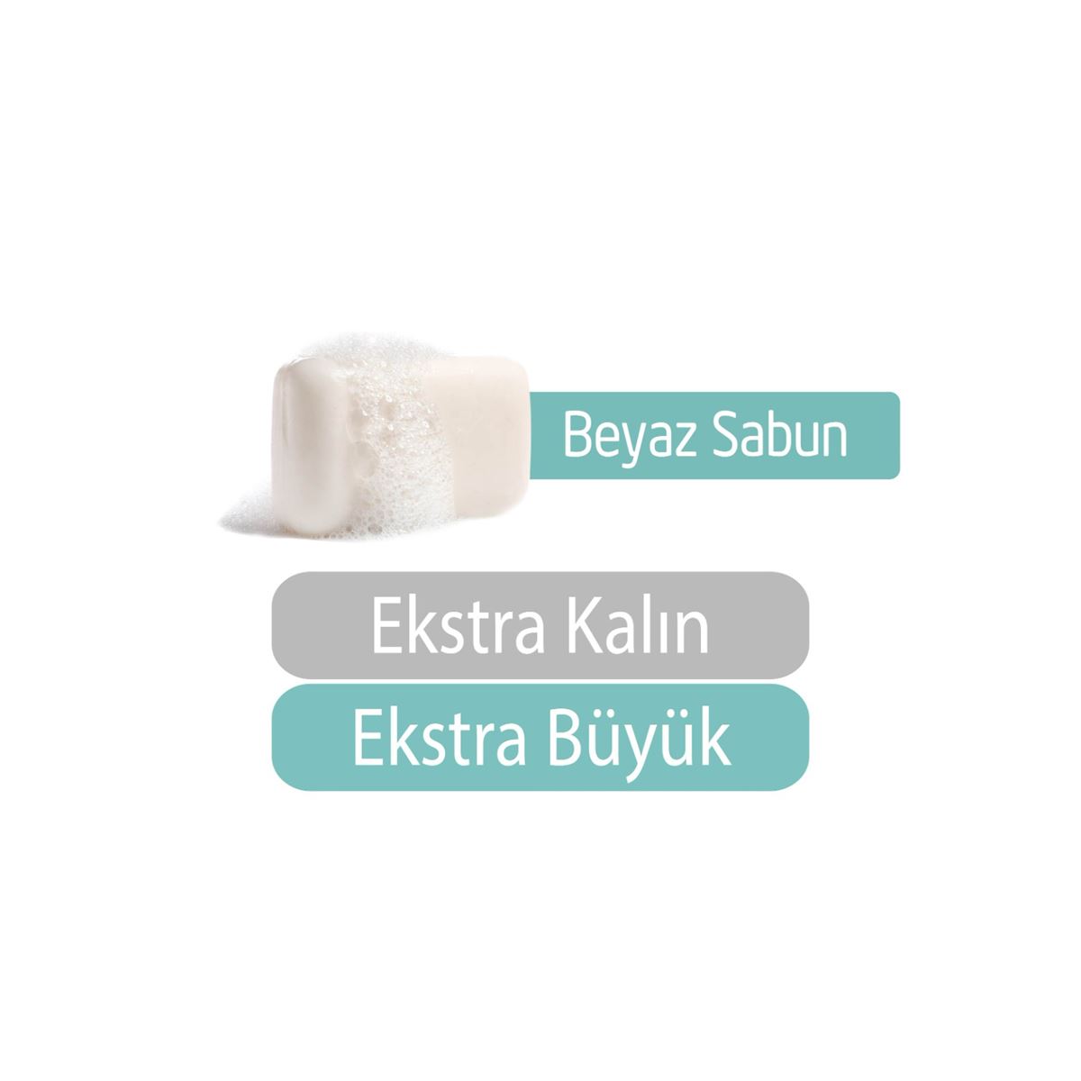 XL Beyaz Sabun Kokulu Bebek Vücut Temizleme Havlusu 12x50 (600 Yaprak)