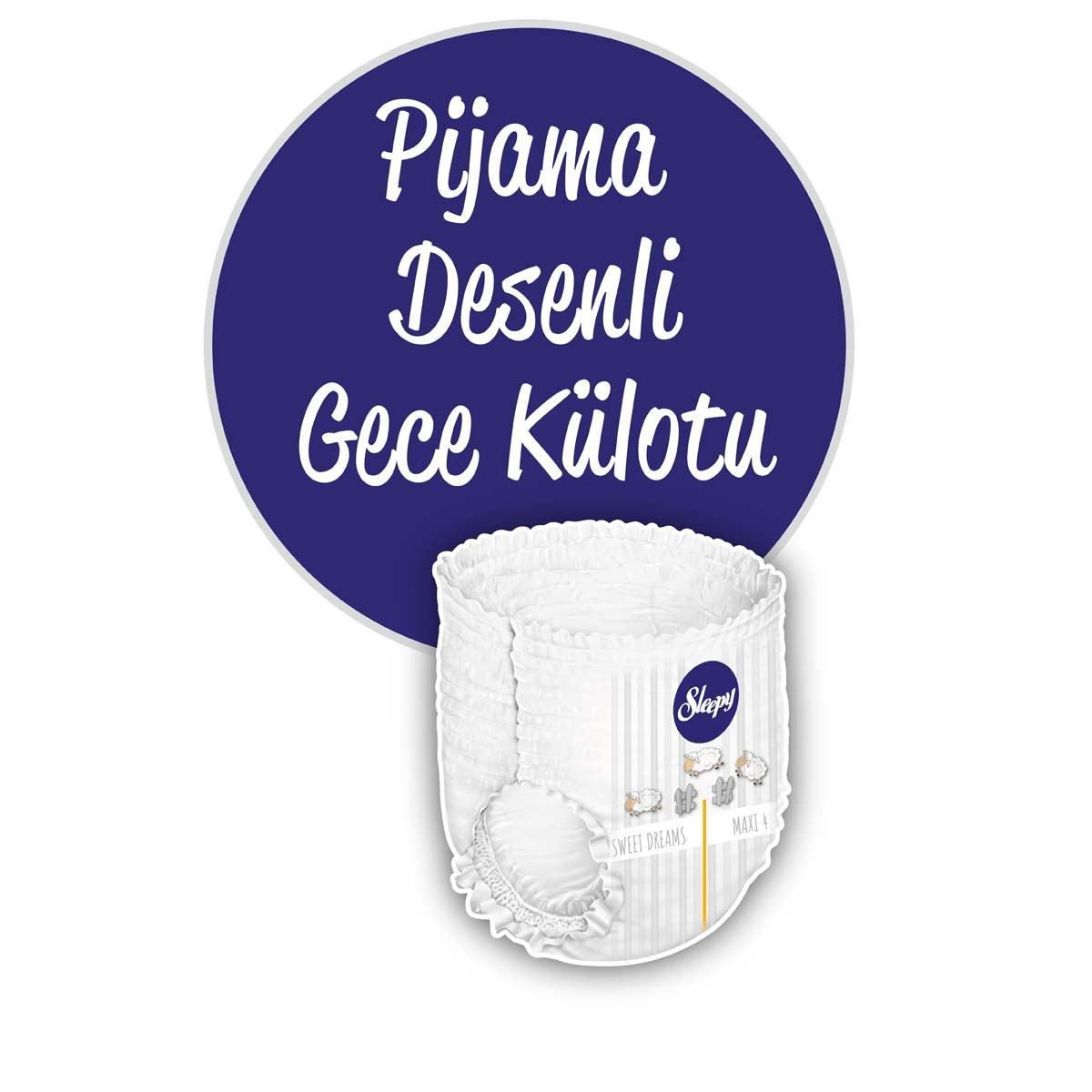 Sleepy Gece Külotu 4 Numara Maxi 30 Adet