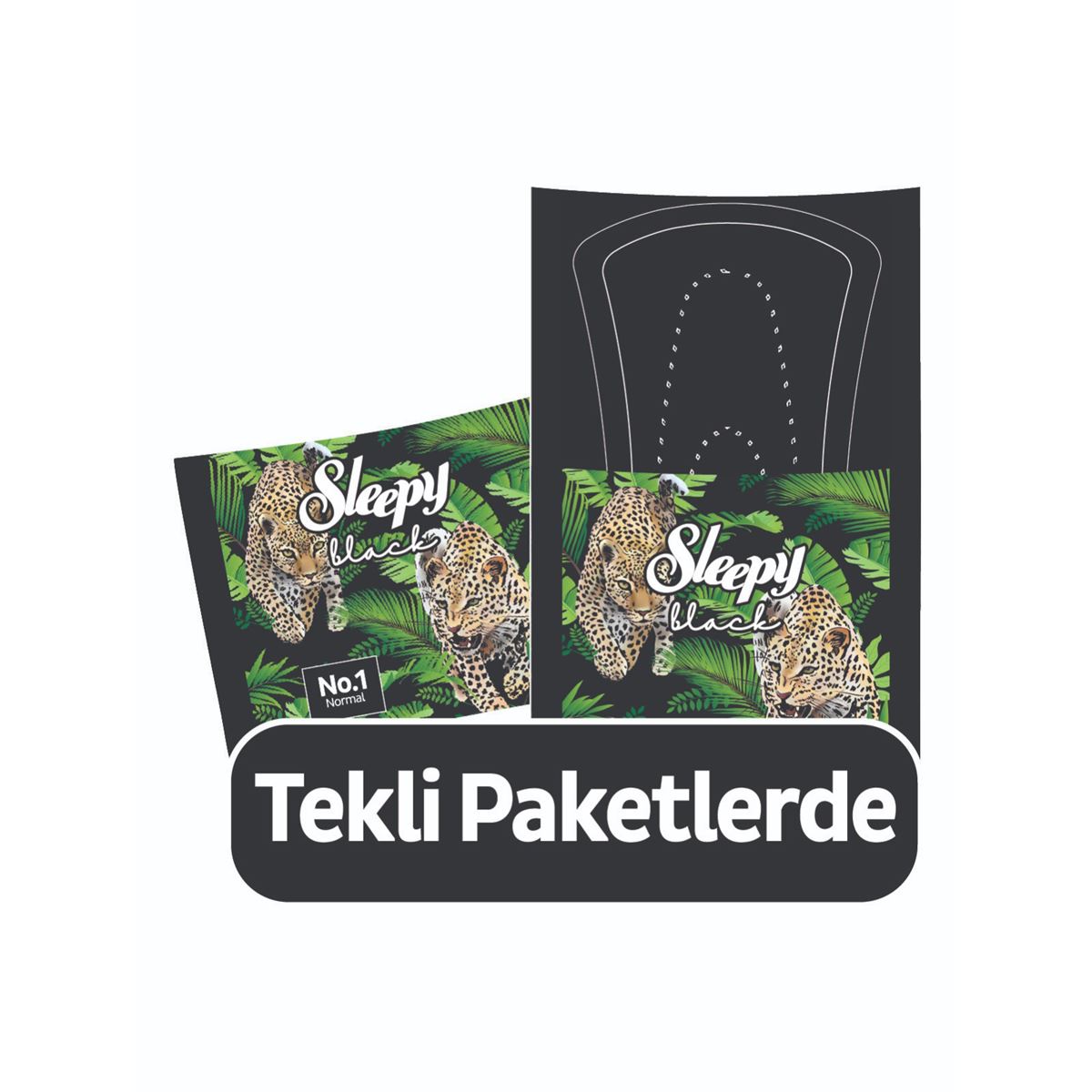 Sleepy Black Premium Plus Hijyenik Ped Uzun 18 Adet