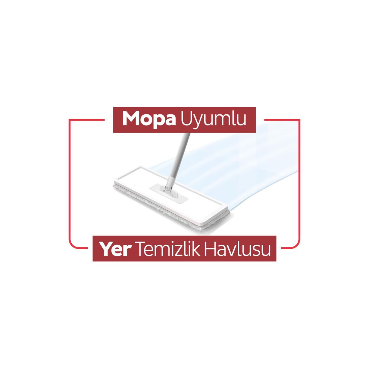 Sleepy Easy Clean Kiraz Çiçeği Mopa Uyumlu Yer Temizlik Havlusu&Mendili 3x20 (60 Yaprak)