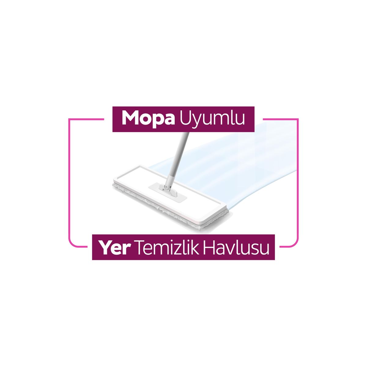 Sleepy Easy Clean Lilyum Buketi Mopa Uyumlu Yer Temizlik Havlusu&Mendili 3x20 (60 Yaprak)