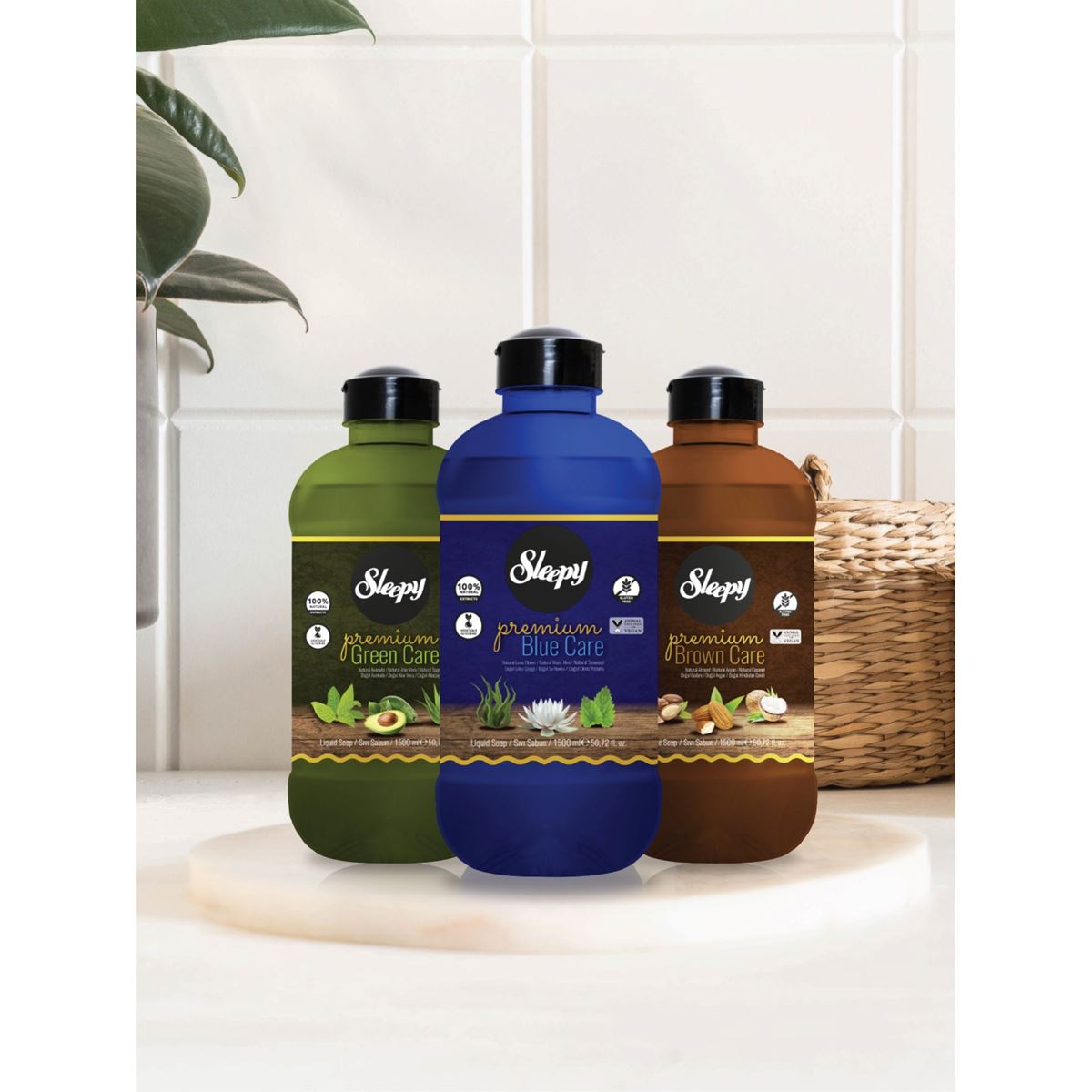 Sleepy Premium Serisi Sıvı Sabun 3x1500 ml