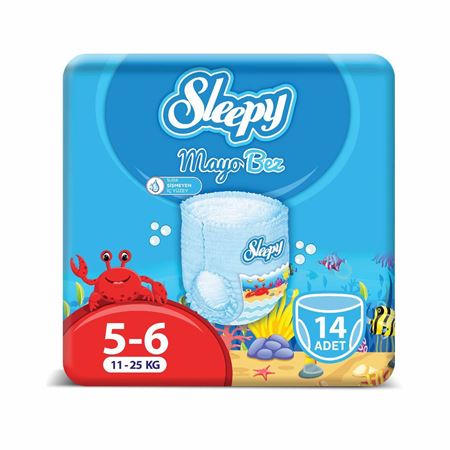 Sleepy Mayo KÜLOT Bez 6 Numara Xlarge 14 Adet
