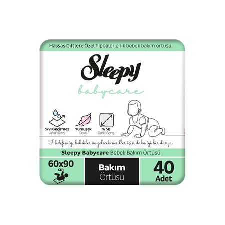 Sleepy Babycare Bebek Bakım Örtüsü 60x90 cm 4x10 40 Adet