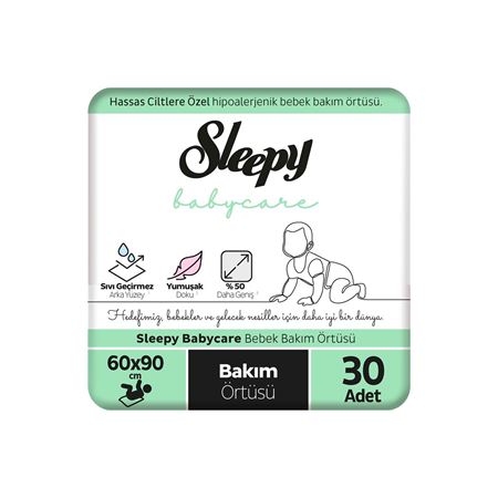 Sleepy Babycare Bebek Bakım Örtüsü 60x90 cm 3x10 30 Adet