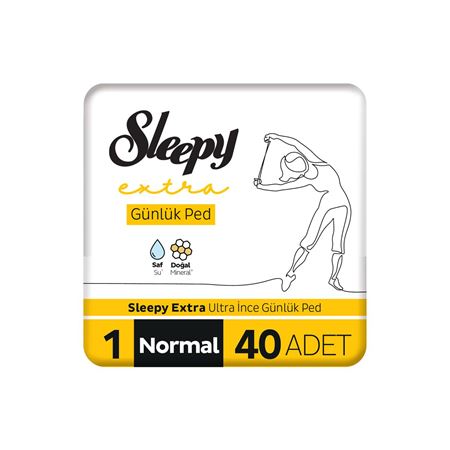 Sleepy Extra Ultra İnce Günlük Ped Normal 40 Adet Ped