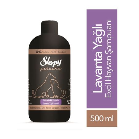 Sleepy Petcare Lavanta Yağlı Evcil Hayvan Şampuanı 500 ml