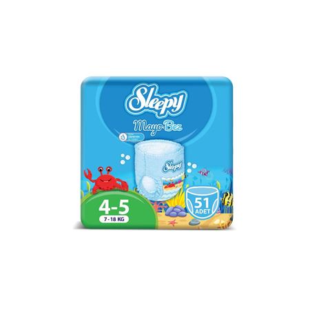 Sleepy Mayo KÜLOT Bez 5 Numara Junior 3'LÜ PAKET 51 adet