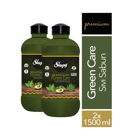 Sleepy Premium Green Care Serisi Sıvı Sabun 2x1500 ml